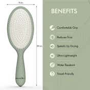 Ikonic Me Oval Brush IKM-3018 - Jade Green