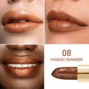 Oulac Metallic Shine Lipstick - 08-Hawaii Summer (4.3 g)