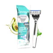 LetsShave Evior 6 Portable Razor World's First 6 Blade Razor with Lubricating Strip Women (1 pc)