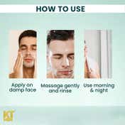 KT MEN Deep Cooling + Clean Control Oil Clear Face Wash (150 ml)