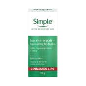 Simple Barrier Repair+ Tinted Lip Balm - Cinnamon SPF 30 for Sensitive Lips with Proceramides (10 g)