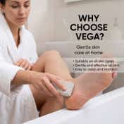 VEGA Rectangle Pumice Stone for Dead Skin Callus & Cracked Heels Reusable Foot Care Tool (PD-10)