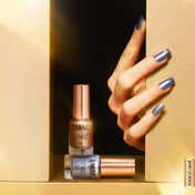 Lakme Ultimate Glam Chrome Nail Paint - Gunmetal (6 ml)