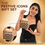 L'Oreal Paris Festive Glam Kit - Mascara, Lipstick + Signed Card by Alia Bhatt (6 pcs)