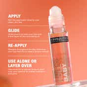 Makeup Revolution Relove Roll Baby Lip Oil - Papaya (5 ml)