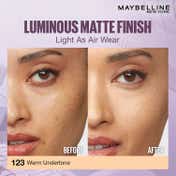 Maybelline New York Super Stay Lumi-Matte Liquid Foundation 30H Longwear - 123 (35 ml)