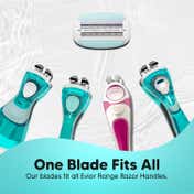 LetsShave Evior 6 Razor World’s First 6 Blades Aloe Bar Smooth Shave for Bikini and Body