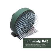 Alan Truman Mini Scalp Bae Shampoo & Massage Brush - Green