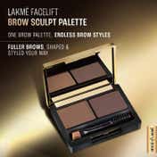 Lakme Facelift Brow Sculpt Palette - Brown (4.5 g)