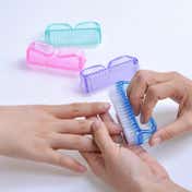 Bronson Professional Nail Brush For Pedicure Scrubbing Cleaner Brush - Color May Very (2 Pcs)