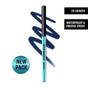 Lakme Eyeconic Kajal Matte Waterproof Smudgeproof Kajal That Lasts 24 Hrs - Midnight Blue (0.35 g)