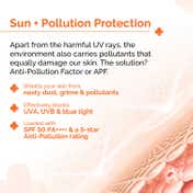 The Derma Co 1% Hyaluronic Sunscreen Oil-Free Matte Gel SPF 50 (80 g)