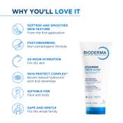 Bioderma Atoderm Creme Ultra Niacinamide Moisturizer-Boosts Hyaluronic Acid, Ceramides (200 ml)