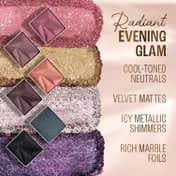 Lakme Be-Jewel Multichrome Eyeshadow Palette, 10 Shimmery Shades - Midnight Metals (12 g)