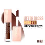 Maybelline New York Lifter Gloss Hydrating Honey'd Lip Gloss - Toast (5.4 ml)