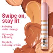 Lakme 9to5 Hya Beach Edit Color Correcting Concealer, SPF 40, Full Matte Coverage, Medium 2, (6 ml)