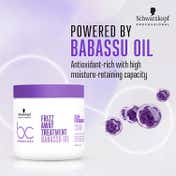 Schwarzkopf Professional Bonacure Frizz Away Treatment with Babassu Oil,with Vegan Keratin (450 ml)