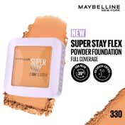 Maybelline New York Super Stay 30H Flex Powder Foundation - 330 (9 g)