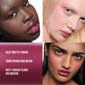M.A.C Powder Kiss Lip And Cheek Mousse - Burning Love (5 ml)