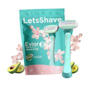LetsShave Evior 3 Sensitive Razor for Women  1 Handle 1 Blade Smooth Full Body Shave