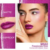 Oulac Kissproof Liquid Matte Lipstick - MS02 Passionate Kiss (4.5 ml)