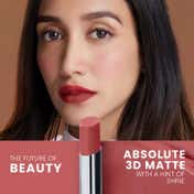 Lakme Unreal 3D Slim Bullet Matte Finish - Nude Brick (3.6 g)