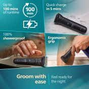 Philips BG5475 Body & Balls Trimmer for Men