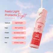 Aqualogica Detan+ Dewy Lightweight Sunscreen Gel SPF 50+ PA++++ for Normal & Dry Skin (50 g)