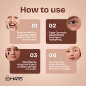 MARS SPF50 PA++++ Cancel Concealer - 1.5-Vanilla Beige (6 ml)