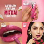 Maybelline New York Superstay Vinyl Ink Mithai Limited Edition - Gulabi Dusk (4.2 g)