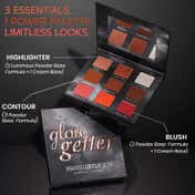 Insight Cosmetics Blush, Highlighter and Contour Palette - Glow Getter (28.8 g)
