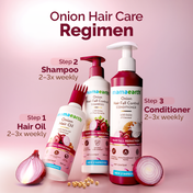 Mamaearth Onion Shampoo For Hair Growth & Hair Fall (600ml)