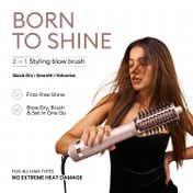 Protouch Born to Shine 2-in-1 Styling Blow Brush for Women