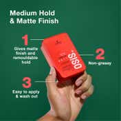 Schwarzkopf Professional OSiS+ Mess Up Hair Styling Matte Paste (100ml)