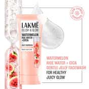 Lakme Blush & Glow Watermelon Rice Water + Cica Jelly Facewash (100 g)