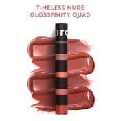 KIRO Four Play Glossfinity Liquid Lipstick - Timeless Nude Brown Quad (5.5 ml)