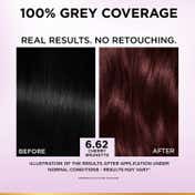 L'Oreal Paris New  Excellence Creme Hair Color Hyaluronic Acid, 6.62 Cherry Brunnette, (100gm + 72ml)