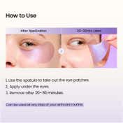 Biodance Caviar PDRN Eye Patches with Caffeine Brightens Dark Circles & Plumps Fine Lines (85 g)