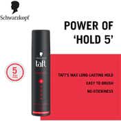 Schwarzkopf TAFT Power Caffeine Mini Hair Spray for Upto 72H Hold (75 ml)