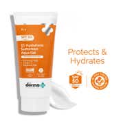 The Derma Co 1% Hyaluronic Sunscreen Aqua Gel With SPF 50 PA++ (80g)