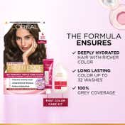 L'Oreal Paris New  Excellence Creme Hair Color With Hyaluronic Acid, 6 Beige Brown, (100gm + 72ml)