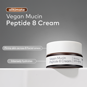 The Face Shop Alltimate Vegan Mucin 8 Peptide Cream Glutathione-Hydrating, Anti Aging, Korean(50 ml)