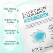 APLB Glutathione Niacinamide Sheet Mask (25 ml)