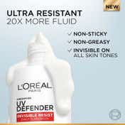 L’Oreal Paris Uv Defender Invisible Resist Daily Sunscreen SPF50+ PA++++ Lightweight (30 ml)