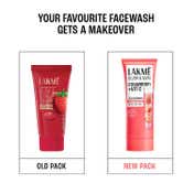 Lakme Blush and Glow Strawberry + Vitamin C Jelly Face Wash (150 g)