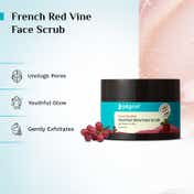 Pilgrim Red Vine Face Scrub With Mulberry & Aloe (50g)
