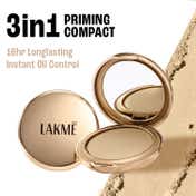 Lakme Powerplay Priming Powder Foundation 3-in-1 Lasting Matte Dry-Oily Skin - Silky Golden (9 g)