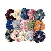 Bronson Professional Hair Scrunchies - Multi-Color (10 Pcs)