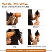 Protouch AirZ 3-in-1 Power Hair Dryer- Orange