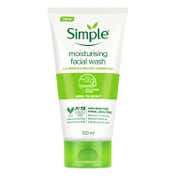 Simple Kind To Skin Moisturising Facial Wash (150 ml) + Hydrating Light Moisturiser (125 ml) Combo